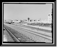 Historic Framed Print, Sixth Street Bridge, Spanning 101 Freeway at Sixth Street, Los Angeles, Los Angeles County, CA,  17-7/8" x 21-7/8"