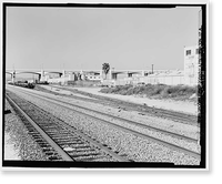 Historic Framed Print, Sixth Street Bridge, Spanning 101 Freeway at Sixth Street, Los Angeles, Los Angeles County, CA,  17-7/8" x 21-7/8"