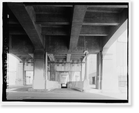 Historic Framed Print, Sixth Street Bridge, Spanning 101 Freeway at Sixth Street, Los Angeles, Los Angeles County, CA - 12,  17-7/8" x 21-7/8"