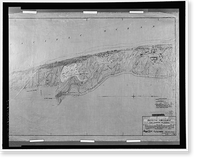 Historic Framed Print, Fort Funston, Panama Mounts for 155mm Guns, Skyline Boulevard & Great Highway, San Francisco, San Francisco County, CA - 2,  17-7/8" x 21-7/8"