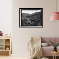 Black Canyon Road Bridge, Spanning Santa Ysabel Creek at intersection of Black Canyon & Sutherland Dam Roads, Ramona, San Diego County, CA, Vintage Print