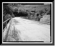 Black Canyon Road Bridge, Spanning Santa Ysabel Creek at intersection of Black Canyon & Sutherland Dam Roads, Ramona, San Diego County, CA - 5, Vintage Print