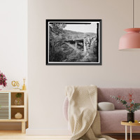 Black Canyon Road Bridge, Spanning Santa Ysabel Creek at intersection of Black Canyon & Sutherland Dam Roads, Ramona, San Diego County, CA - 8, Vintage Poster