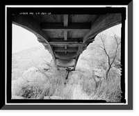 Black Canyon Road Bridge, Spanning Santa Ysabel Creek at intersection of Black Canyon & Sutherland Dam Roads, Ramona, San Diego County, CA - 10, Vintage Wall Art