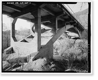Black Canyon Road Bridge, Spanning Santa Ysabel Creek at intersection of Black Canyon & Sutherland Dam Roads, Ramona, San Diego County, CA - 11 Classic, Historic Print