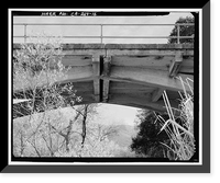 Black Canyon Road Bridge, Spanning Santa Ysabel Creek at intersection of Black Canyon & Sutherland Dam Roads, Ramona, San Diego County, CA - 16, Vintage Print