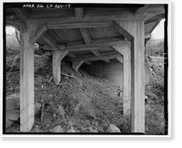Black Canyon Road Bridge, Spanning Santa Ysabel Creek at intersection of Black Canyon & Sutherland Dam Roads, Ramona, San Diego County, CA - 17, Vintage Poster
