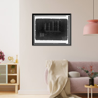 Historic Framed Print, United Engineering Company Shipyard, 2900 Main Street, Alameda, Alameda County, CA,  17-7/8" x 21-7/8"