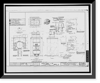 Historic Framed Print, Jet Propulsion Laboratory Edwards Facility, Mixer, Edwards Air Force Base, Boron vicinity, Kern County, CA,  17-7/8" x 21-7/8"