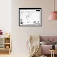 Edwards Air Force Base, North Base, North Base Road, Boron vicinity, Kern County, CA Classic, Vintage Print