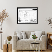 Edwards Air Force Base, North Base, North Base Road, Boron vicinity, Kern County, CA Classic, Vintage Print