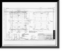 Historic Framed Print, Edwards Air Force Base, North Base, Hangar, End of North Base Road, Boron, Kern County, CA,  17-7/8" x 21-7/8"