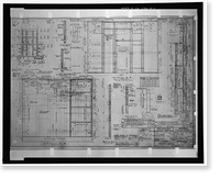Historic Framed Print, Edwards Air Force Base, Air Force Rocket Propulsion Laboratory, Test Stand 1-5, Test Area 1-115, northwest end of Saturn Boulevard, Boron vicinity, Kern County, CA - 3,  17-7/8" x 21-7/8"