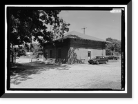 Historic Framed Print, Lowe Mill, Paymaster's Office, Eighth Avenue, Southwest, Huntsville, Madison County, AL,  17-7/8" x 21-7/8"