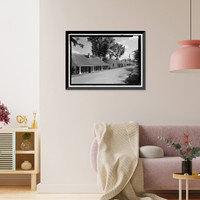 Historic Framed Print, Textile Industry in Valley, Alabama, Valley, Chambers County, AL - 4,  17-7/8" x 21-7/8"