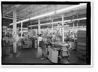 Historic Framed Print, Selma Cotton Mill, 218 Morgan Avenue, Selma, Dallas County, AL - 18,  17-7/8" x 21-7/8"