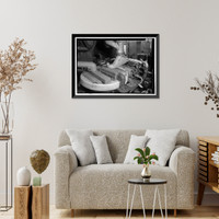 Historic Framed Print, Selma Cotton Mill, 218 Morgan Avenue, Selma, Dallas County, AL - 21,  17-7/8" x 21-7/8"
