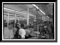 Historic Framed Print, Selma Cotton Mill, 218 Morgan Avenue, Selma, Dallas County, AL - 24,  17-7/8" x 21-7/8"