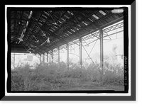 Historic Framed Print, Western Railway of Alabama Montgomery Rail Shops, 701 North Perry Street, Montgomery, Montgomery County, AL - 6,  17-7/8" x 21-7/8"
