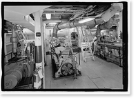 Historic Framed Print, U.S. Coast Guard Cutter WHITE PINE, U.S. Coast Guard 8th District Base, South Broad Street, Mobile, Mobile County, AL - 31,  17-7/8" x 21-7/8"