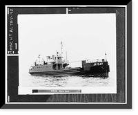 Historic Framed Print, U.S. Coast Guard Cutter WHITE PINE, U.S. Coast Guard 8th District Base, South Broad Street, Mobile, Mobile County, AL - 43,  17-7/8" x 21-7/8"