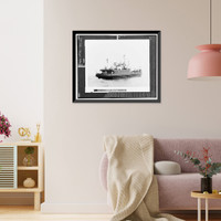 U.S. Coast Guard Cutter WHITE PINE, U.S. Coast Guard 8th District Base, South Broad Street, Mobile, Mobile County, AL - 44, Antique Poster