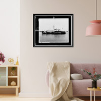 U.S. Coast Guard Cutter WHITE PINE, U.S. Coast Guard 8th District Base, South Broad Street, Mobile, Mobile County, AL - 69, Vintage Print