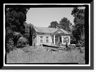 Historic Framed Print, J. A. Minter & Son Plantation, 3 County Road 462, Selma, Dallas County, AL - 19,  17-7/8" x 21-7/8"