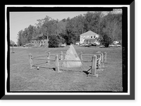 Historic Framed Print, Rock Run Furnace & Town, County Road 12, Rock Run, Cherokee County, AL - 2,  17-7/8" x 21-7/8"