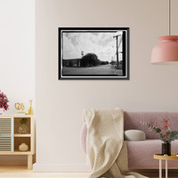 Historic Framed Print, Dallas Compress Company, 2010 Alabama Avenue, Selma, Dallas County, AL,  17-7/8" x 21-7/8"