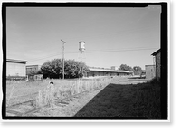 Historic Framed Print, Dallas Compress Company, 2010 Alabama Avenue, Selma, Dallas County, AL - 4,  17-7/8" x 21-7/8"