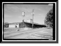 Historic Framed Print, Dallas Compress Company, 2010 Alabama Avenue, Selma, Dallas County, AL - 7,  17-7/8" x 21-7/8"