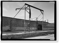Historic Framed Print, Dallas Compress Company, 2010 Alabama Avenue, Selma, Dallas County, AL - 10,  17-7/8" x 21-7/8"