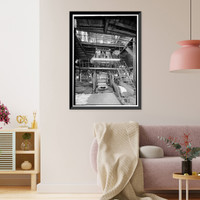 Historic Framed Print, Dallas Compress Company, 2010 Alabama Avenue, Selma, Dallas County, AL - 17,  17-7/8" x 21-7/8"