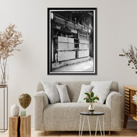 Historic Framed Print, Dallas Compress Company, 2010 Alabama Avenue, Selma, Dallas County, AL - 18,  17-7/8" x 21-7/8"