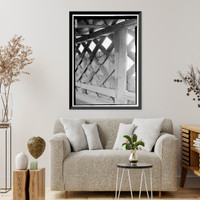 Swann Bridge, Spanning Locust Fork of Black Warrior River, Swann, Cleveland vicinity, Blount County, AL - 11, Historic Print