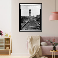 Tennessee River Railroad Bridge, Spanning Tennessee River at Alabama Highway 43, Florence, Lauderdale County, AL, Vintage Print
