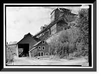 Historic Framed Print, Kennecott Copper Corporation, Concentration Mill, On Copper River & Northwestern Railroad, Kennicott, Valdez-Cordova Census Area, AK - 2,  17-7/8" x 21-7/8"