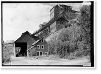 Historic Framed Print, Kennecott Copper Corporation, Concentration Mill, On Copper River & Northwestern Railroad, Kennicott, Valdez-Cordova Census Area, AK - 2,  17-7/8" x 21-7/8"