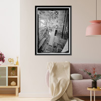 Historic Framed Print, Kennecott Copper Corporation, Concentration Mill, On Copper River & Northwestern Railroad, Kennicott, Valdez-Cordova Census Area, AK - 8,  17-7/8" x 21-7/8"