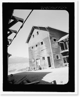 Historic Framed Print, Kennecott Copper Corporation, Company Store & Warehouse, On Copper River & Northwestern Railroad, Kennicott, Valdez-Cordova Census Area, AK - 6,  17-7/8" x 21-7/8"
