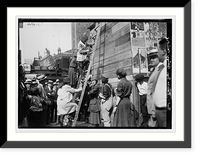 Historic Framed Print, Painting theater, Times Sq.,  17-7/8" x 21-7/8"