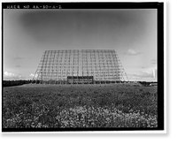 Historic Framed Print, Clear Air Force Station, Ballistic Missile Early Warning System Site II, One mile west of mile marker 293.5 on Parks Highway, 5 miles southwest of Anderson, Anderson, Denali Borough, AK - 2,  17-7/8" x 21-7/8"