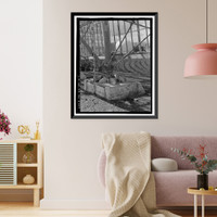 Historic Framed Print, Clear Air Force Station, Ballistic Missile Early Warning System Site II, One mile west of mile marker 293.5 on Parks Highway, 5 miles southwest of Anderson, Anderson, Denali Borough, AK - 7,  17-7/8" x 21-7/8"