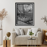 Historic Framed Print, Clear Air Force Station, Ballistic Missile Early Warning System Site II, One mile west of mile marker 293.5 on Parks Highway, 5 miles southwest of Anderson, Anderson, Denali Borough, AK - 7,  17-7/8" x 21-7/8"