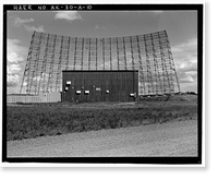 Historic Framed Print, Clear Air Force Station, Ballistic Missile Early Warning System Site II, One mile west of mile marker 293.5 on Parks Highway, 5 miles southwest of Anderson, Anderson, Denali Borough, AK - 10,  17-7/8" x 21-7/8"