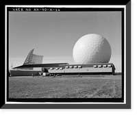 Historic Framed Print, Clear Air Force Station, Ballistic Missile Early Warning System Site II, One mile west of mile marker 293.5 on Parks Highway, 5 miles southwest of Anderson, Anderson, Denali Borough, AK - 16,  17-7/8" x 21-7/8"