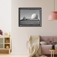 Historic Framed Print, Clear Air Force Station, Ballistic Missile Early Warning System Site II, One mile west of mile marker 293.5 on Parks Highway, 5 miles southwest of Anderson, Anderson, Denali Borough, AK - 16,  17-7/8" x 21-7/8"