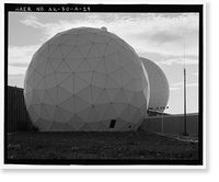 Historic Framed Print, Clear Air Force Station, Ballistic Missile Early Warning System Site II, One mile west of mile marker 293.5 on Parks Highway, 5 miles southwest of Anderson, Anderson, Denali Borough, AK - 19,  17-7/8" x 21-7/8"