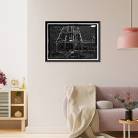 Historic Framed Print, Stampede Gold Mine, Kantishna, Denali Borough, AK - 19,  17-7/8" x 21-7/8"